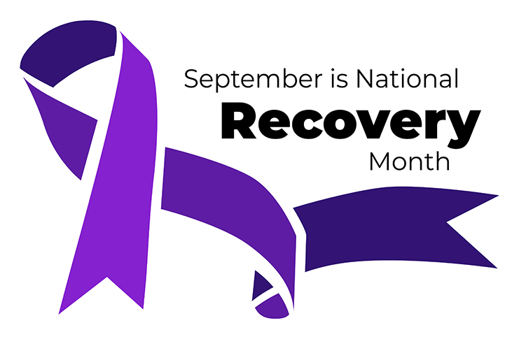 Ntl Recovery month ribbon